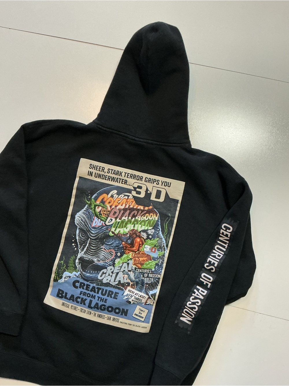 The Hundreds X Universal Studios Creature From The Black Lagoon Hoodie - Picture 4 of 11